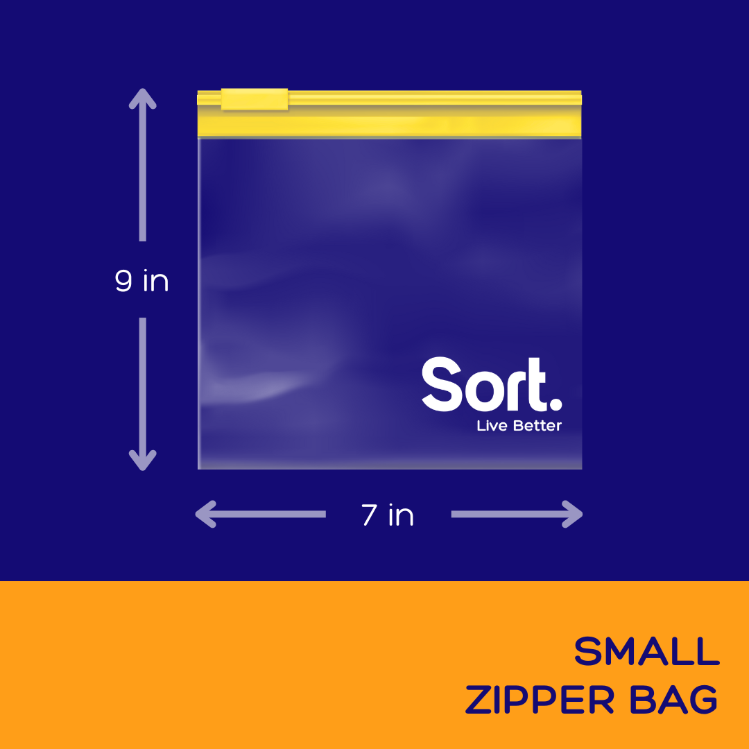 Sort Zipper Bags - Small